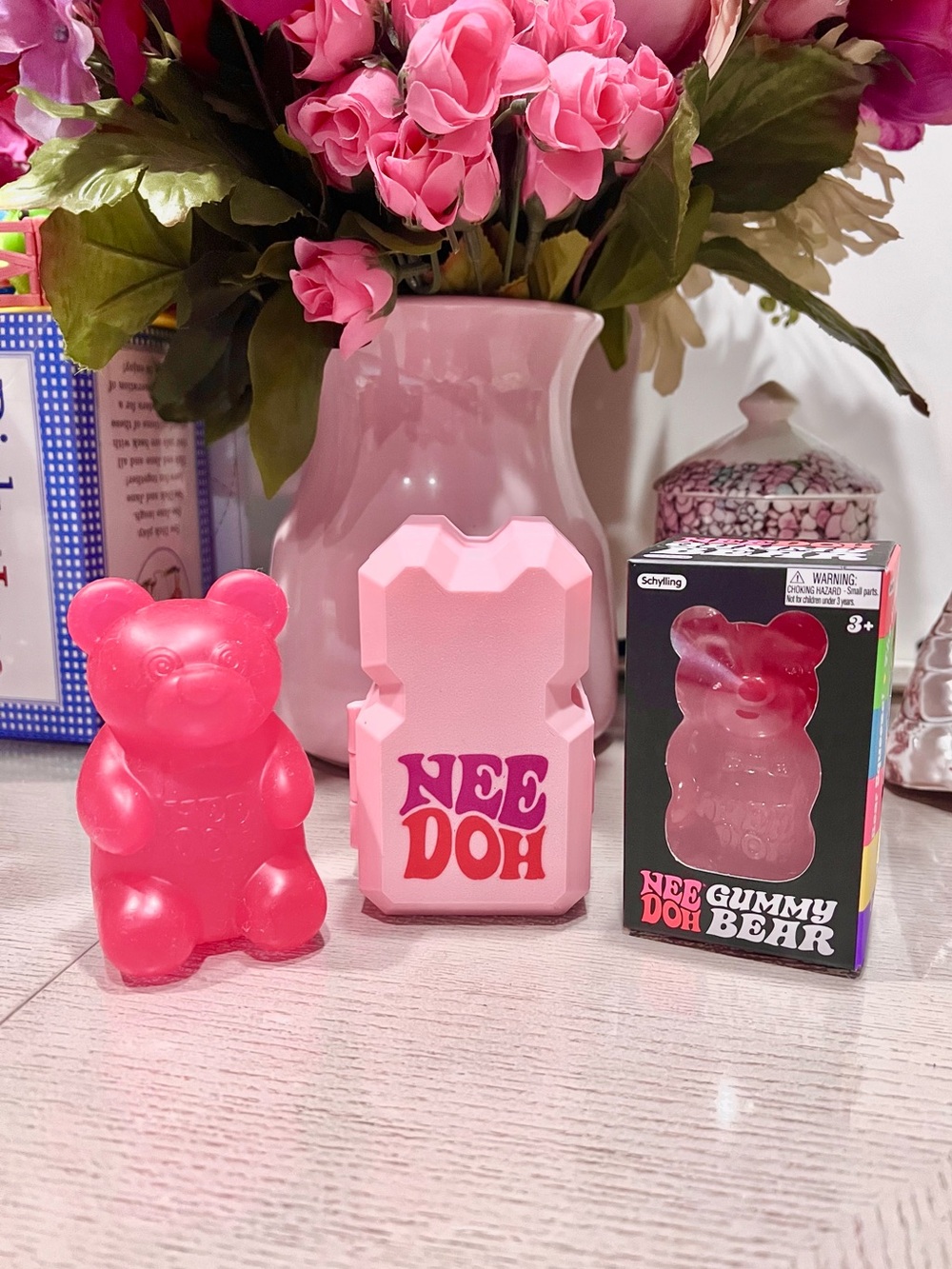 NEEDOH Gummy Bear with Case -  Pink